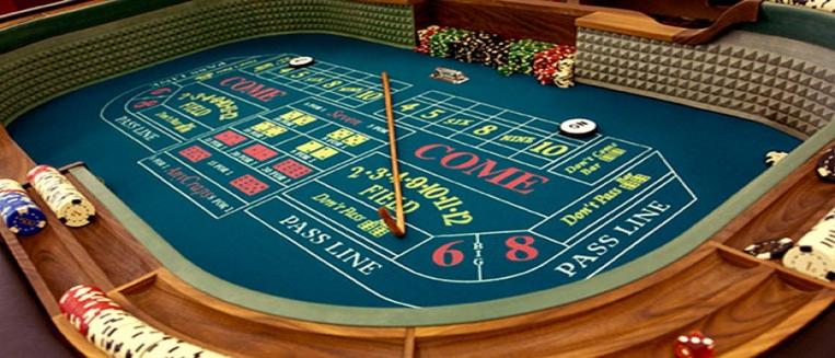 table du jeu de craps